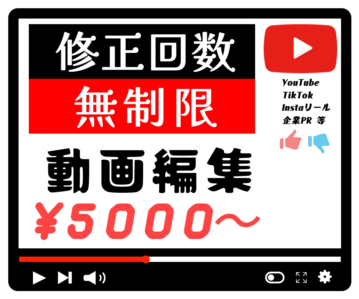 修正回数無制限で納得行く動画を届けます 納得行くまで調整して最高の仕上がり動画を！ イメージ1
