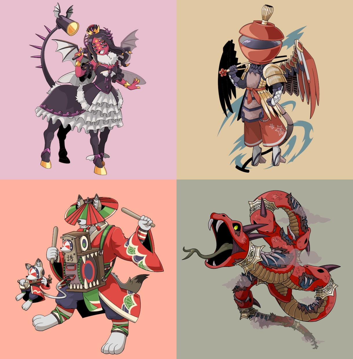 個性的なキャラクターの制作とドット絵の依頼承ります 人間からモンスターまで！全身絵はもちろん背中や表情なども イメージ8