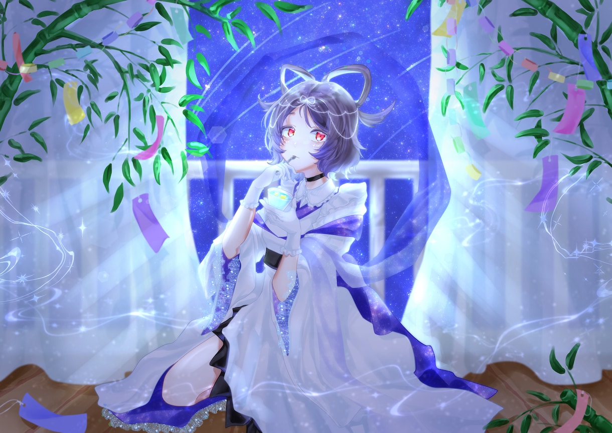 一枚でストーリーが伝わる世界観のイラストを描きます 目を引く質感の世界観★サムネイルやアイコン、グッズなど イメージ7