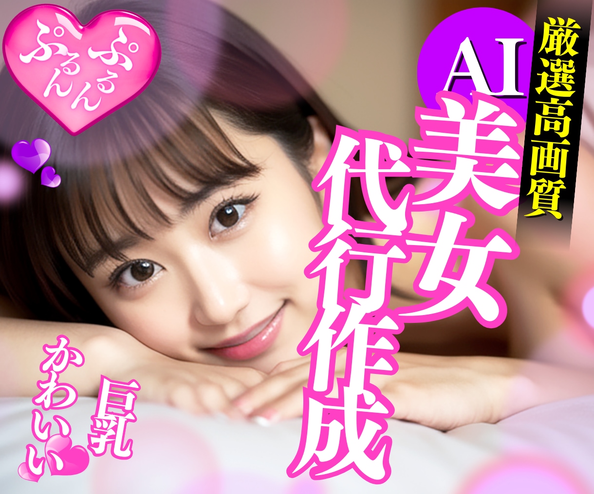 あなたのご要望を叶える☆リアル系AI美女作成します あなたに代わって、お望みのAI高画質リアル美女を作成します！ イメージ1