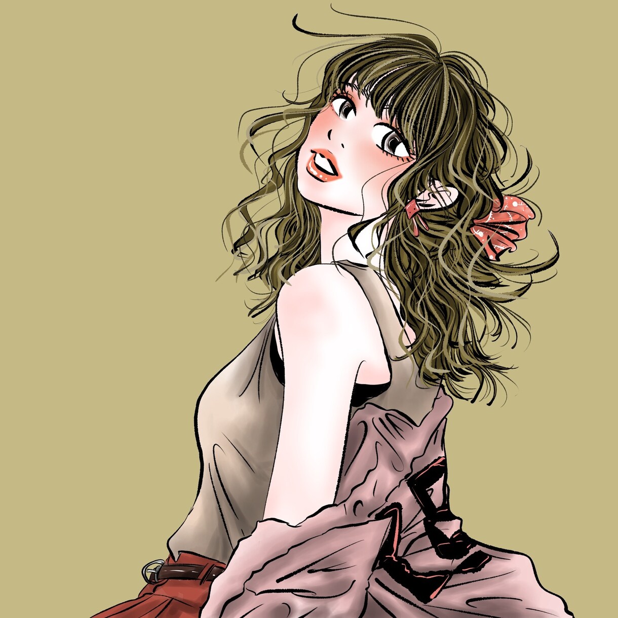 ご指定の要望に合わせてイラストを提供させて頂きます 若者向けのオシャレなデザイン得意な現役イラストレーターです！ イメージ1