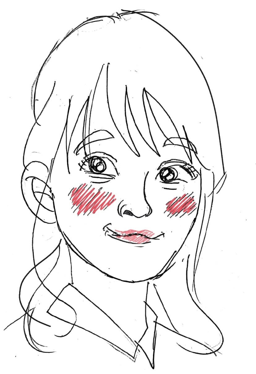 先着5名様・特別価格で似顔絵描きます SNSアイコンに！アニメ風・かわいいタッチ イメージ4
