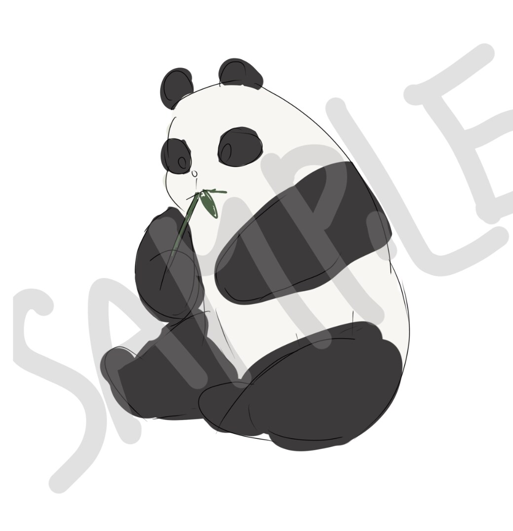 動物やモンスターのゆるいイラスト描きます 脱力感とほのかなふてぶてしさのある可愛い動物イラストです イメージ2
