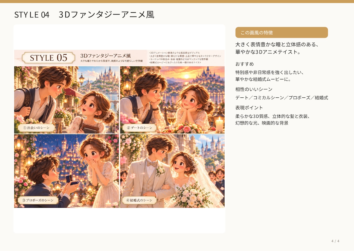 ふたりの実話を完全オリジナル結婚式ムービーにします 世界に一曲だけ。歌詞・楽曲・映像をすべてオリジナル制作 イメージ7