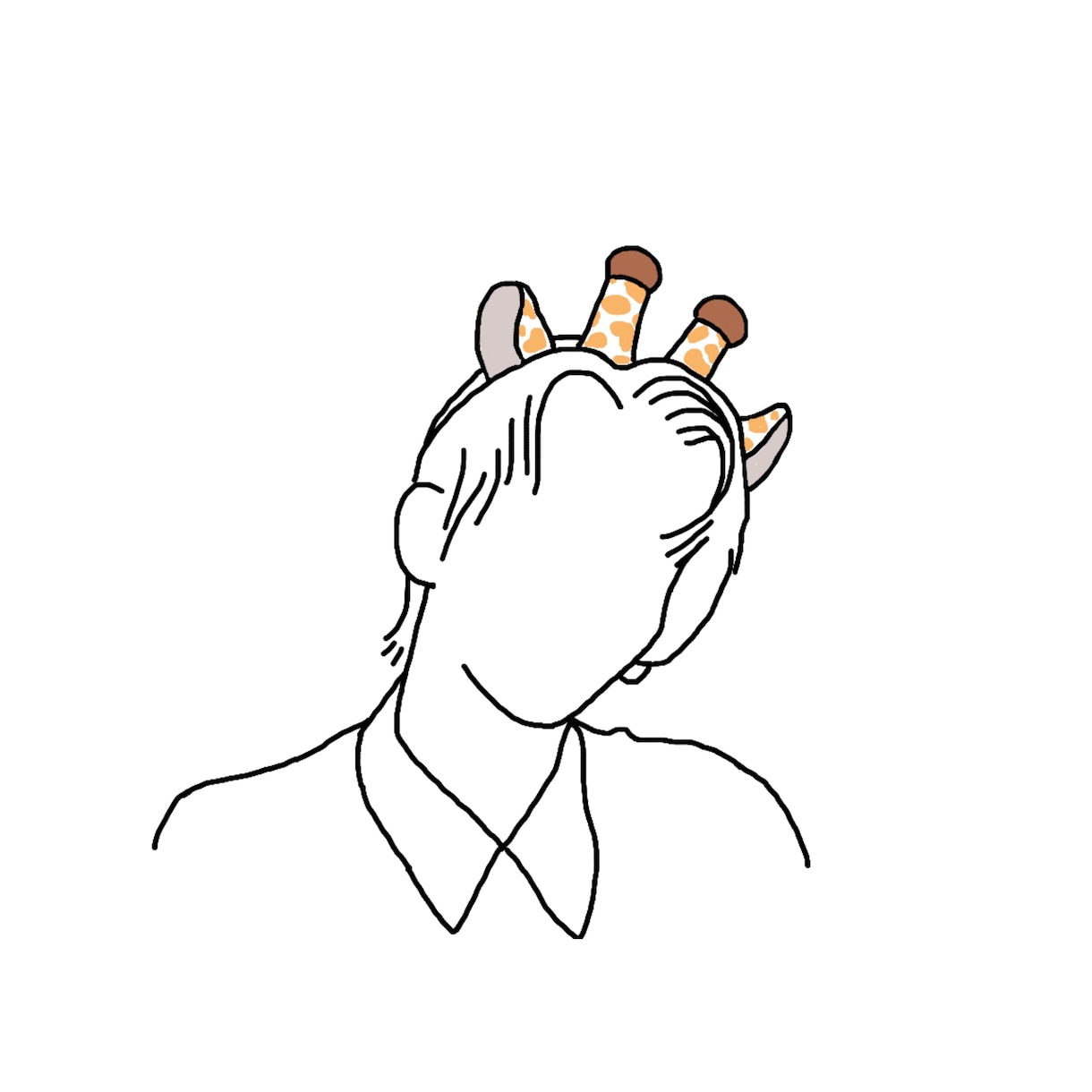 SNS用アイコン描いてます 写真をもとにイラストをかいていきます イメージ2