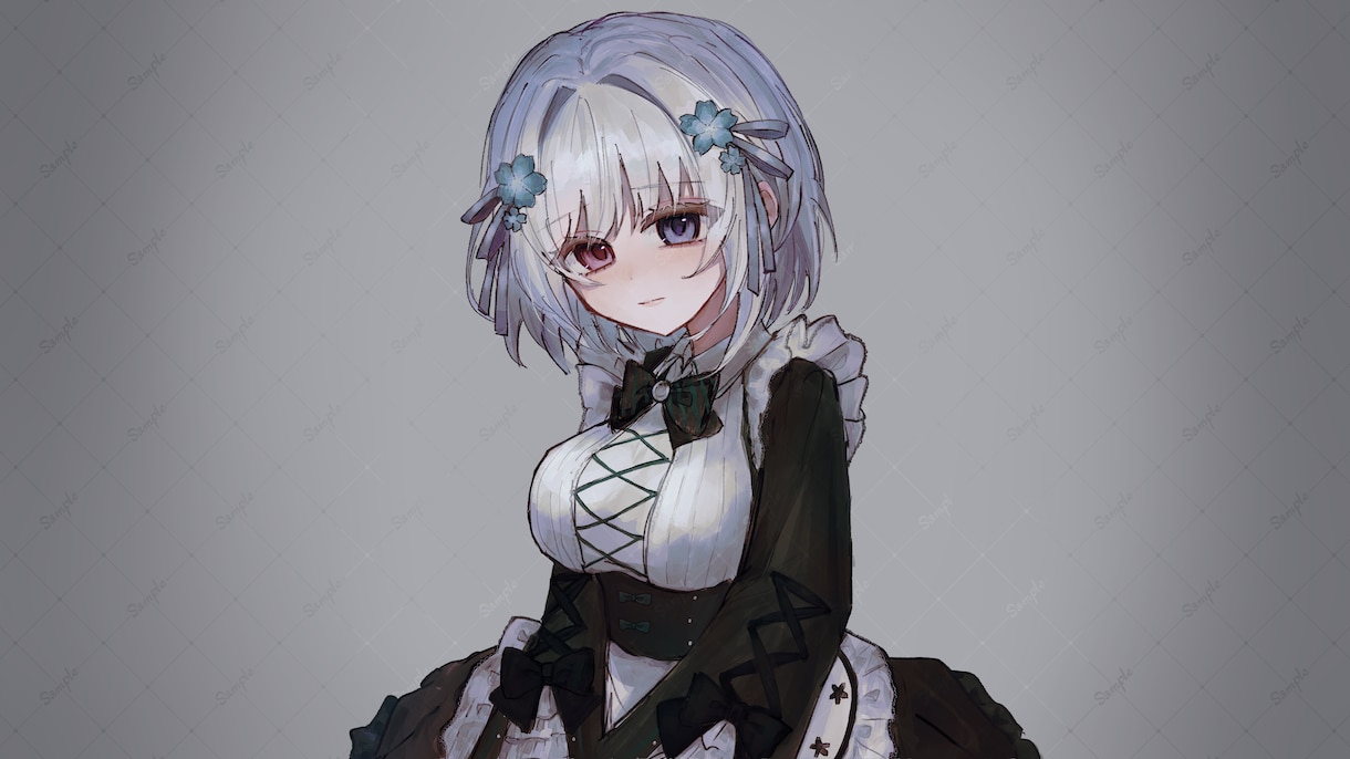 Vtuber・配信・歌みた用の透明感の絵制作します 商用利用◎ Vtuber・歌みた・配信を彩る透明感イラスト イメージ7
