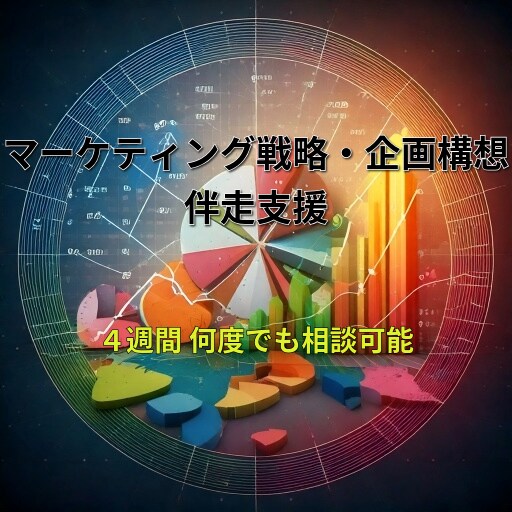 事業成長のためのマーケティング企画伴走します マーケ支援200案件以上。戦略からマーケ基礎アドバイスまで イメージ1