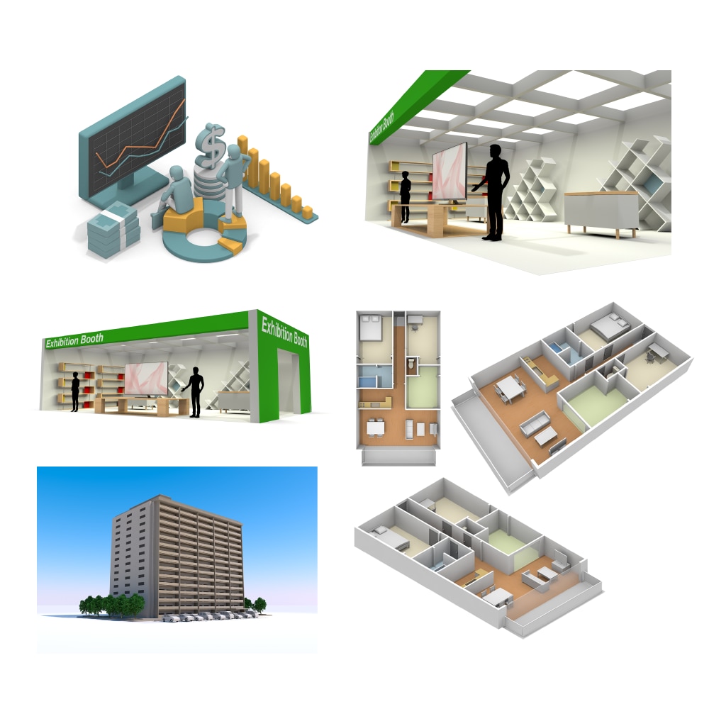高品質な3DCGで様々なアイテムを制作します 小物から建築物まで、用途に合わせた魅力的な3DCGを作成！ イメージ5