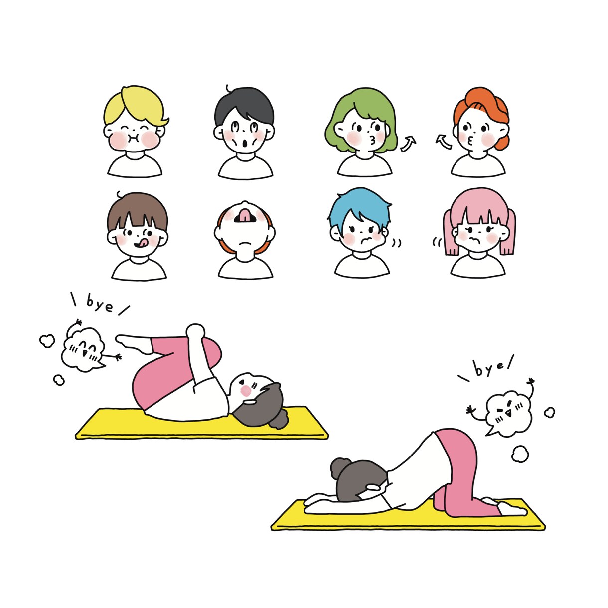 シンプル・かわいい・親しみやすいイラスト描きます 商用OK！書籍・雑誌・Web・SNS・広告・教材・アプリなど イメージ5