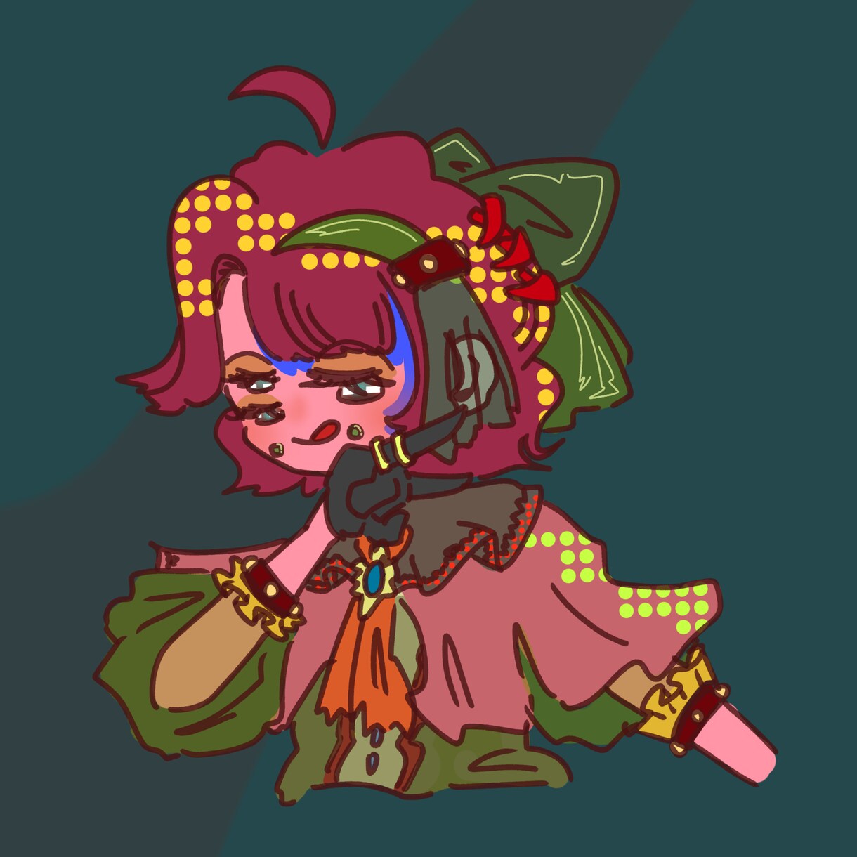 SNS映えするPOPなあなただけのイラスト描きます 汎用性の高いPOP風 の貴方だけのイラストを描きます！ イメージ1