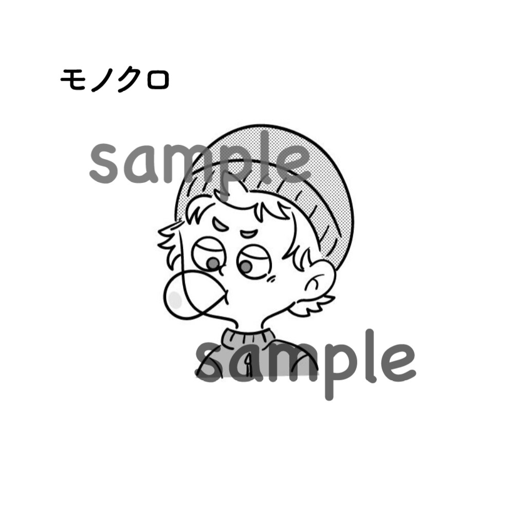 ゆるーくてちょいくせアイコン描きます 簡単！写真を送るだけで商用イラストを提案します イメージ5