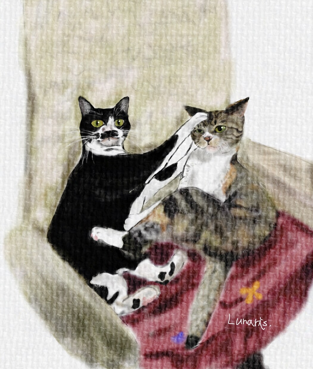 一生思い出に残る完璧な肖像画にします 写真以上に”その子らしさ″を残す、リアルな動物肖像画 イメージ1