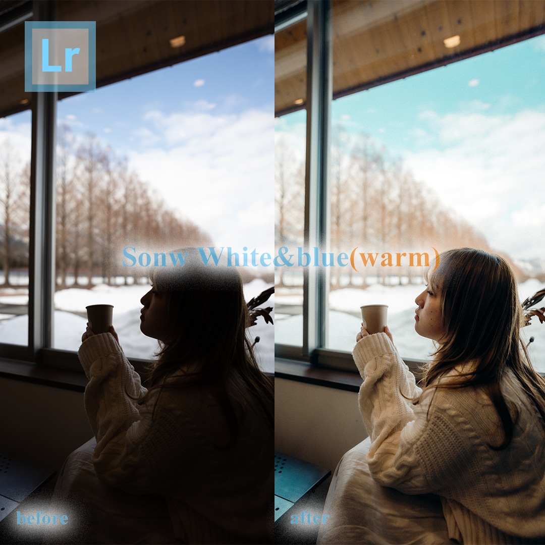 冬を美しく引き立たせるLRプリセット販売します 〜冬の写真を印象的で温度を感じる美しい作品に〜 イメージ3