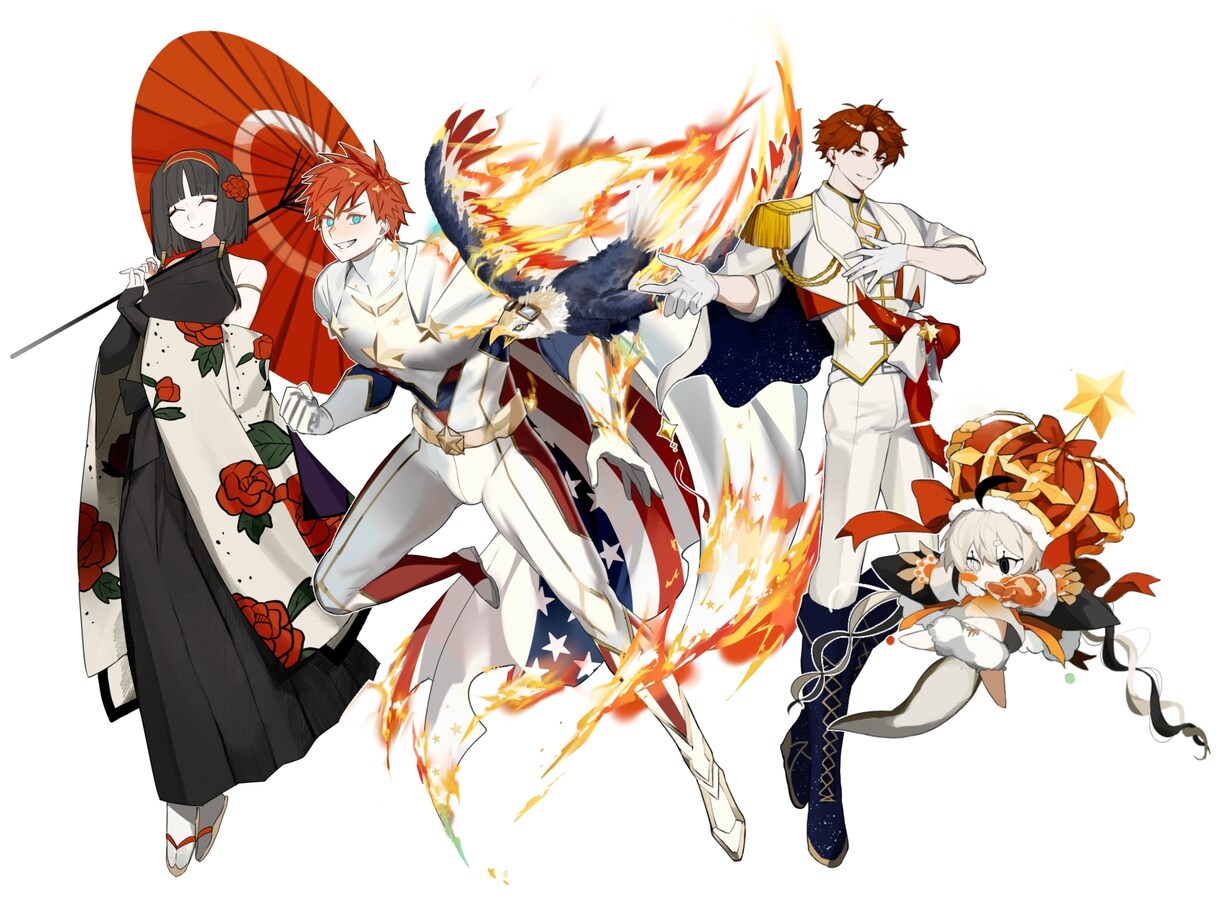TRPG・ゲーム等の立ち絵を制作します キャラクターデザインも可能です！ イメージ3