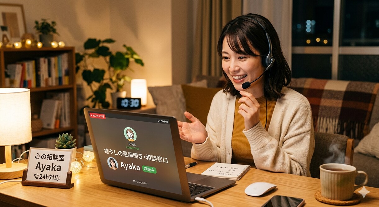 24時間あなたの心のよりどころを目指します 秘密厳守。身近な人には言えない本音、ここで整理しませんか？ イメージ1