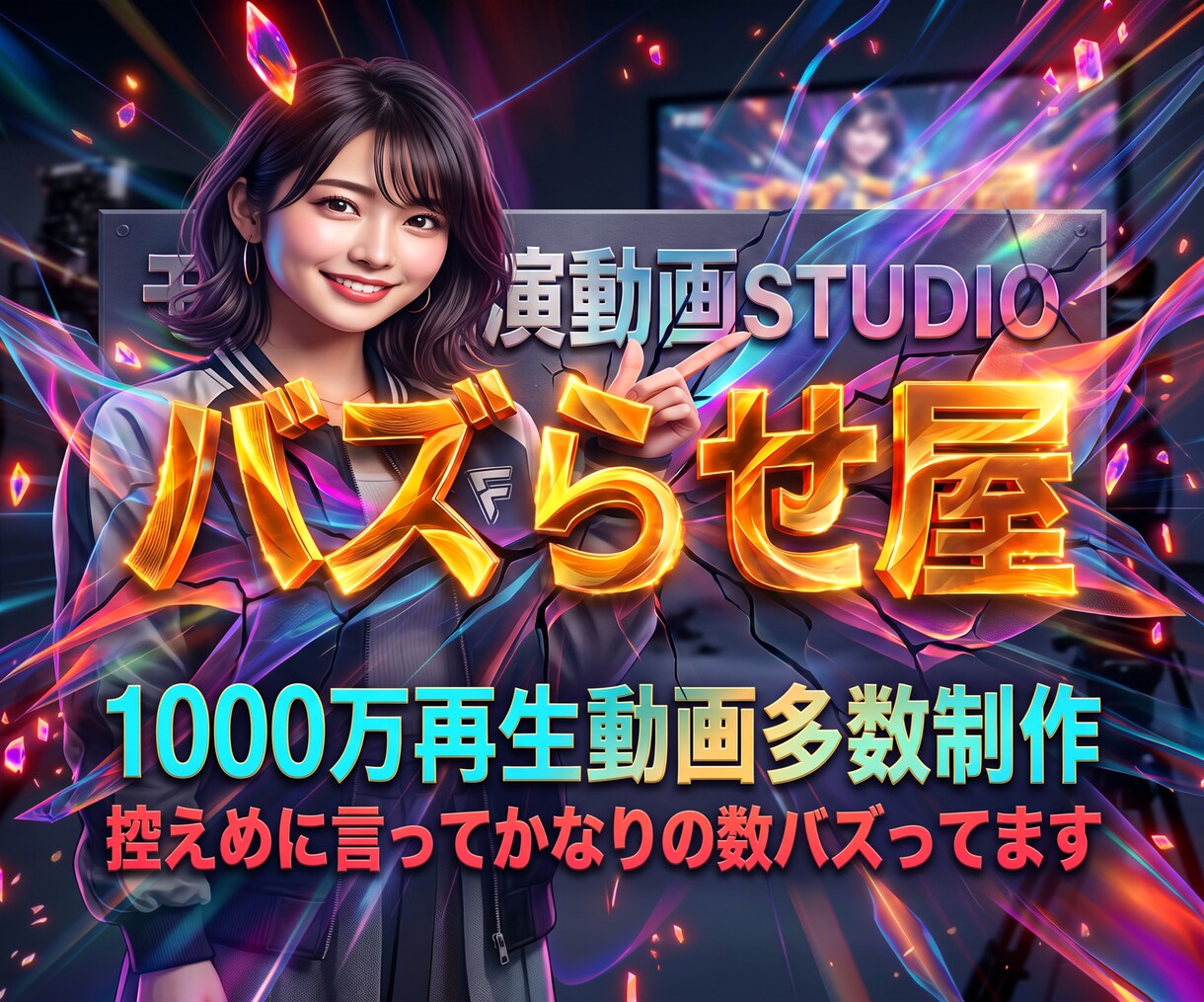 7億人が大注目のモデルを活用した動画を制作致します ヒット商品サービス多数誕生/1000万再生多数/ココナラ三冠 イメージ1