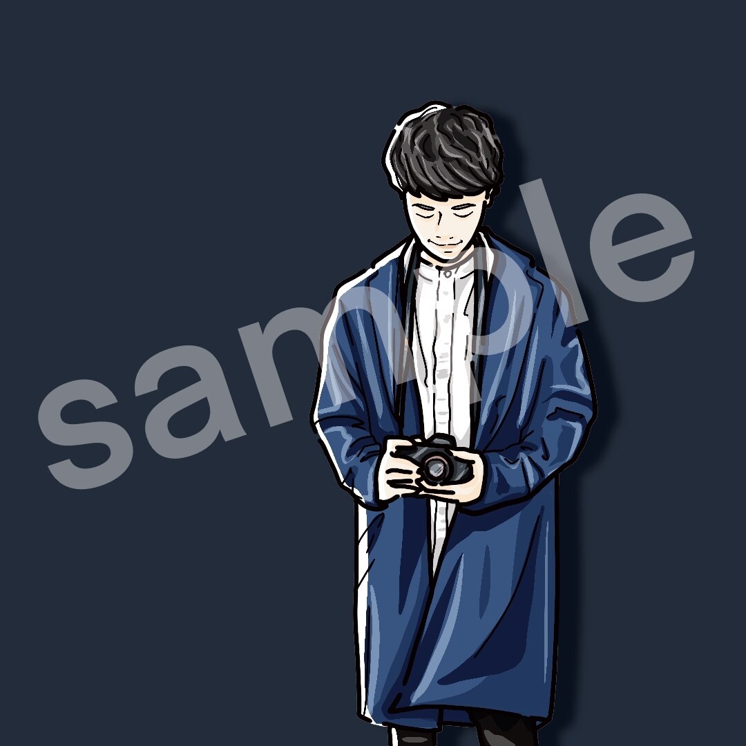 好印象で爽やか！カジュアルな似顔絵アイコン描きます ショップや名刺・SNSに利用OK＊爽やか雰囲気イラスト イメージ3
