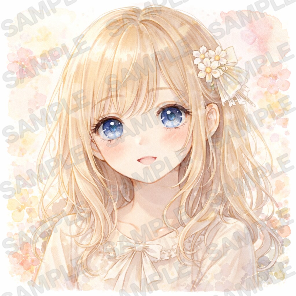 SNSアイコンを制作・販売します 既製品（完成済のアイコン）と、内容を限定したオーダーの2種類 イメージ6