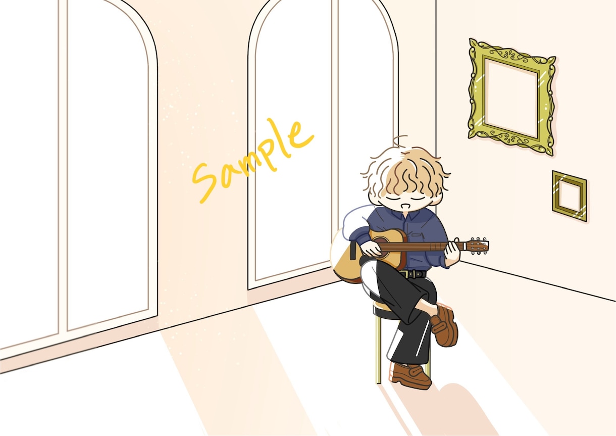 エモかわポップテイストなイラストを制作いたします 動画配信内の1枚絵やグッズ制作等に イメージ10