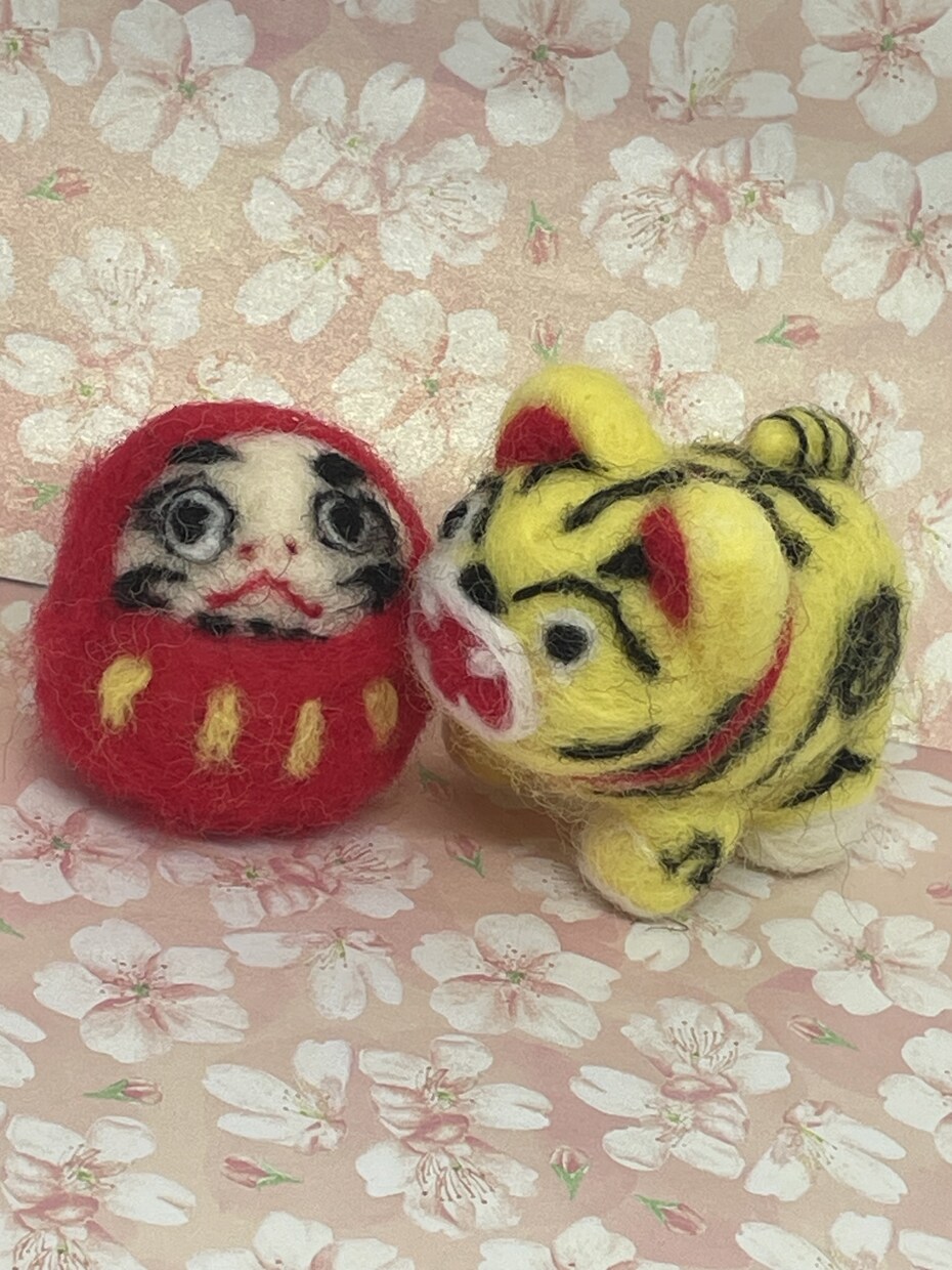 可愛い羊毛フェルト置物制作します 和小物風置物を羊毛フェルトで制作いたします イメージ3