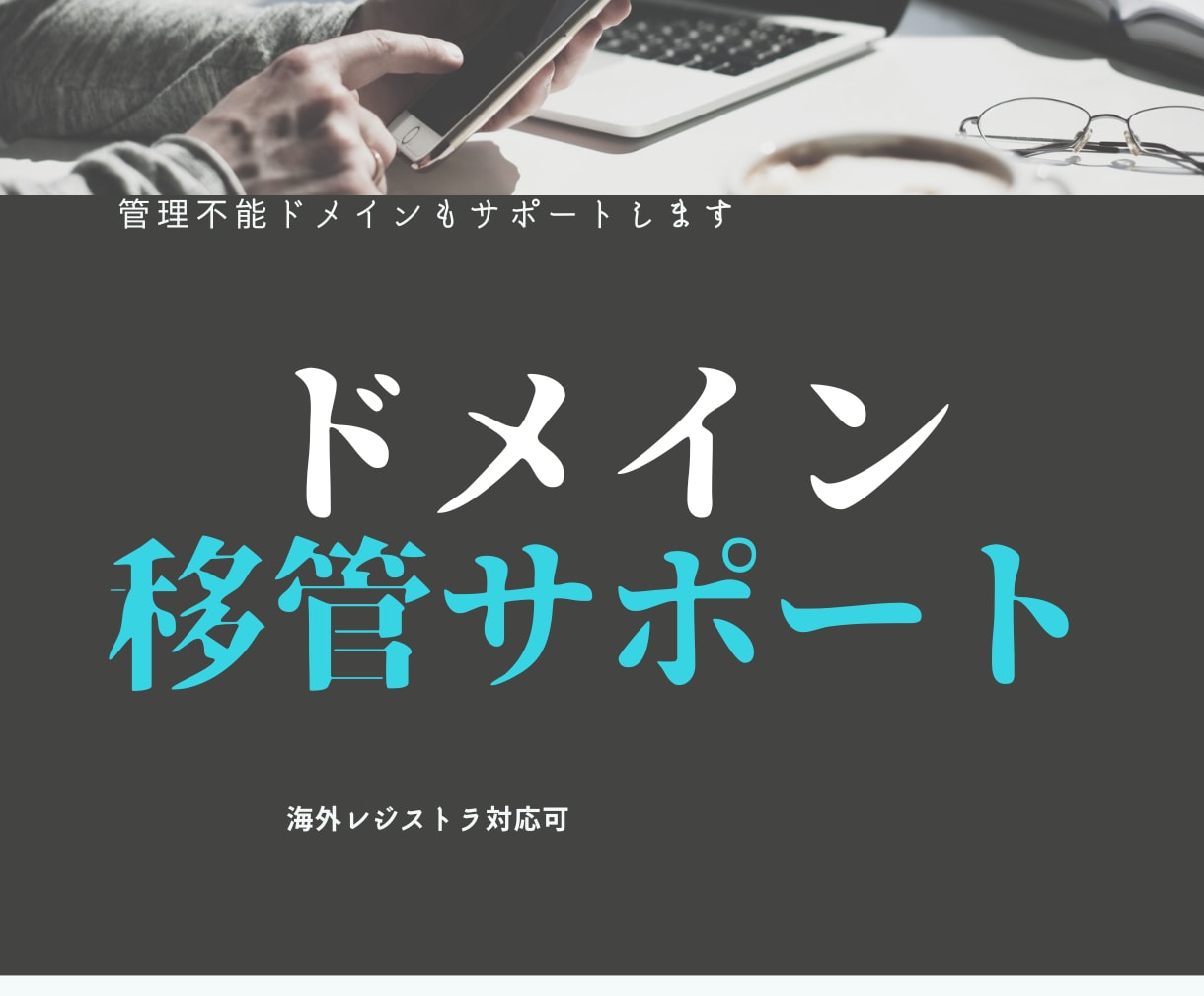ドメイン移管（海外レジストラ対応可） します 管理不能ドメインもサポートします イメージ1