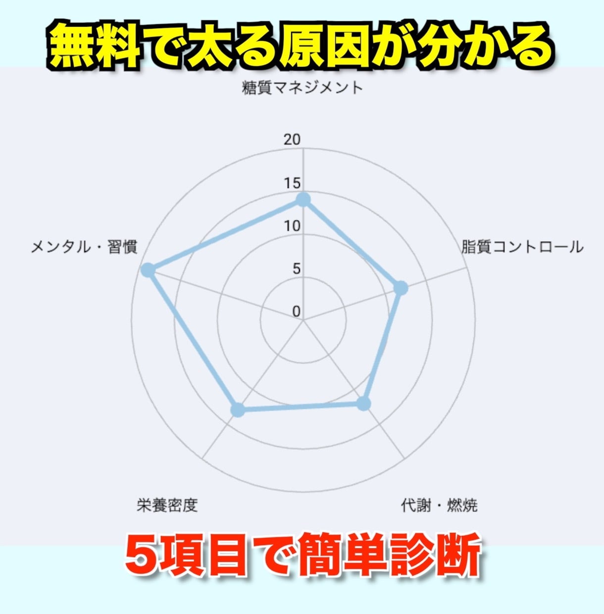 太る原因診断｜管理栄養士が生活習慣を分析します 【無料診断あり】太る原因を見える化して改善へ イメージ4