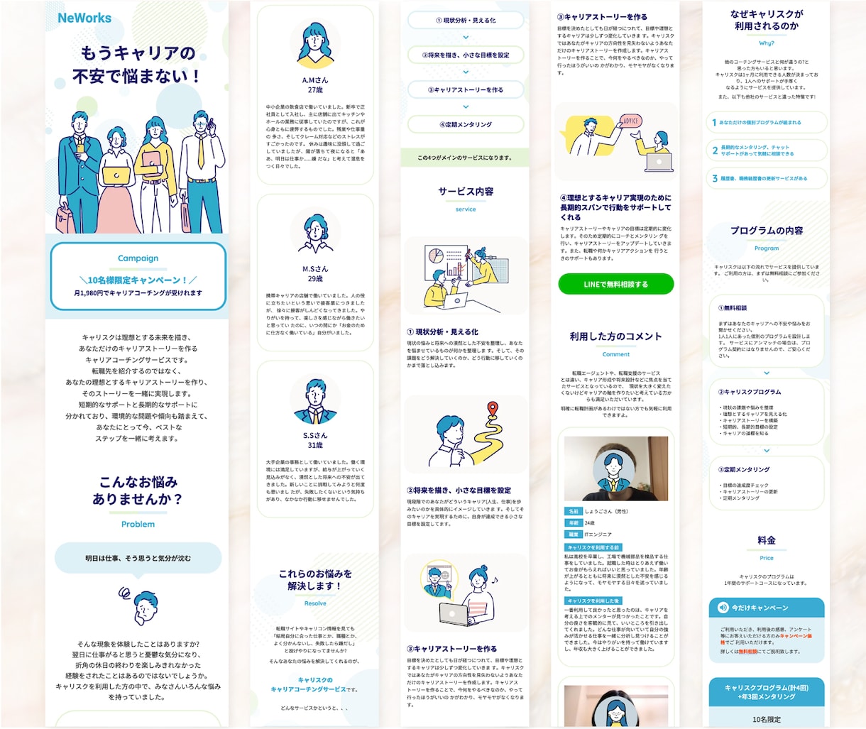 企業様向け！女性心を掴むLPデザインします PRO認定デザイナーが制作！高品質なデザインで集客力UP！ イメージ4