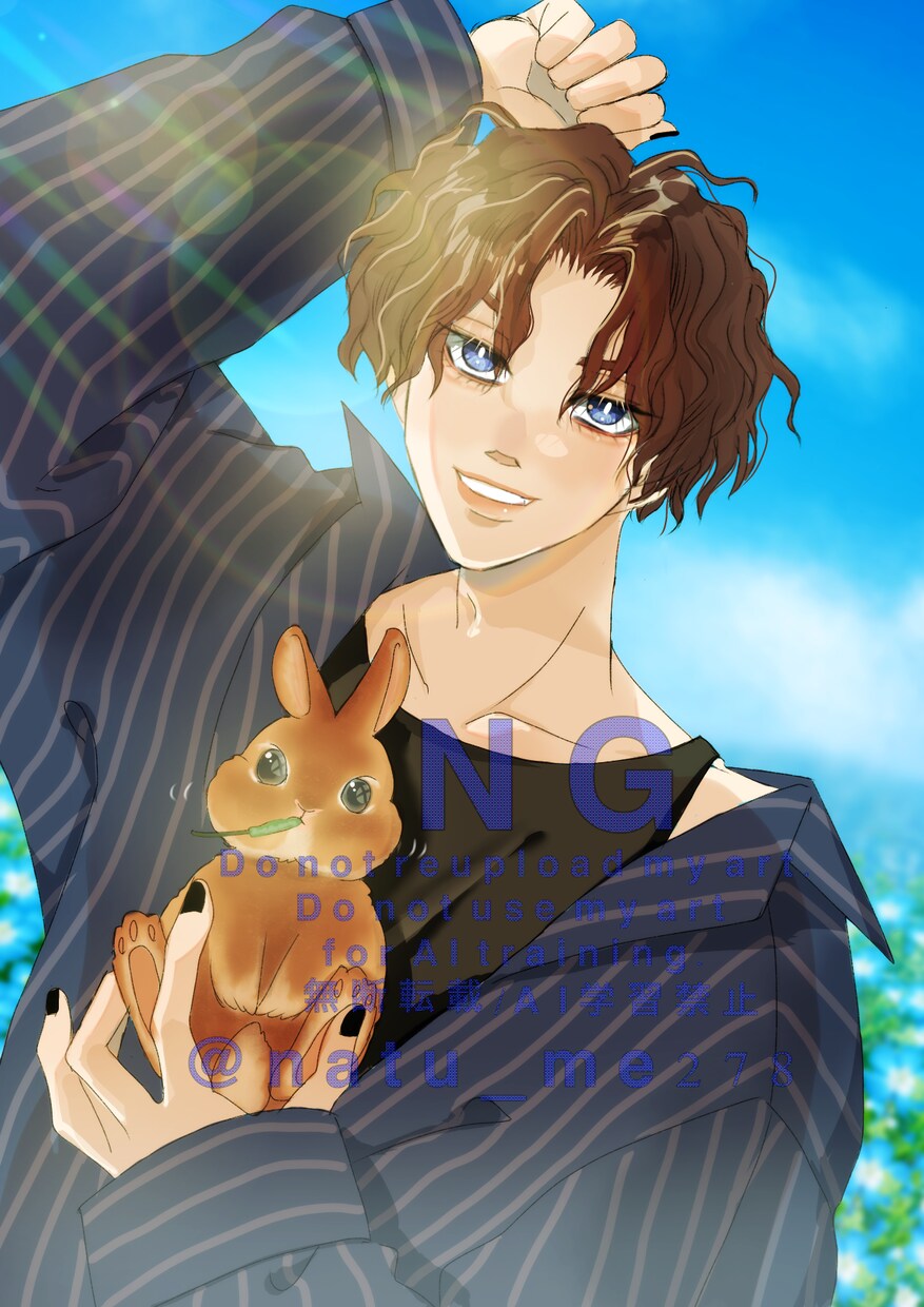 中性的な男子や女子、植物、自然をお描きします 貴方だけのイラストを、心を込めてお描きします。 イメージ3