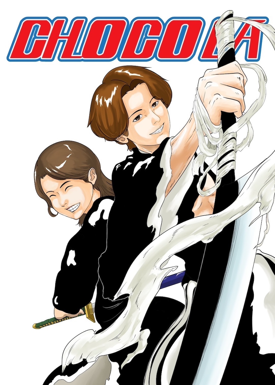 お好きなアニメ、マンガの画風で似顔絵制作します ウェルカムボード　誕生日プレゼントに大人気！ イメージ7