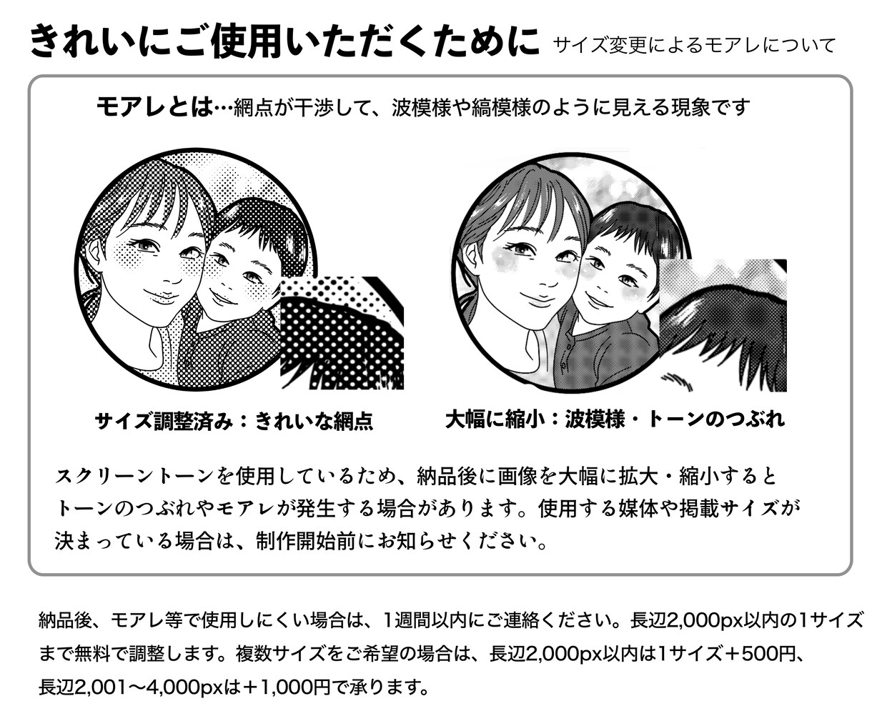 アイコンやグッズに！写真を漫画風似顔絵にします スクリーントーンで仕上げる、AI変換なしの手描き人物イラスト イメージ9