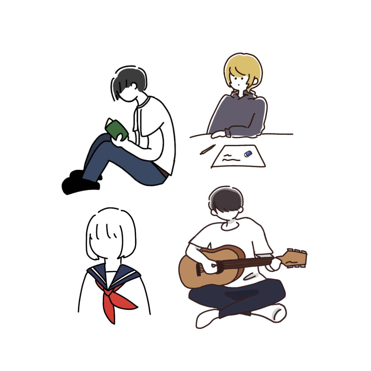 シンプル！ポップ！ゆるイラスト描きます シンプルで使いやすいデザインのイラストが必要な方へ イメージ5