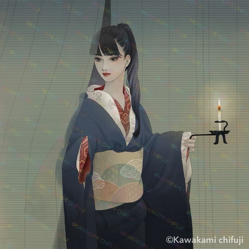 繊細な和のイラストを制作いたします 日本の伝統美を取り入れた和風イラストを制作いたします。 イメージ3