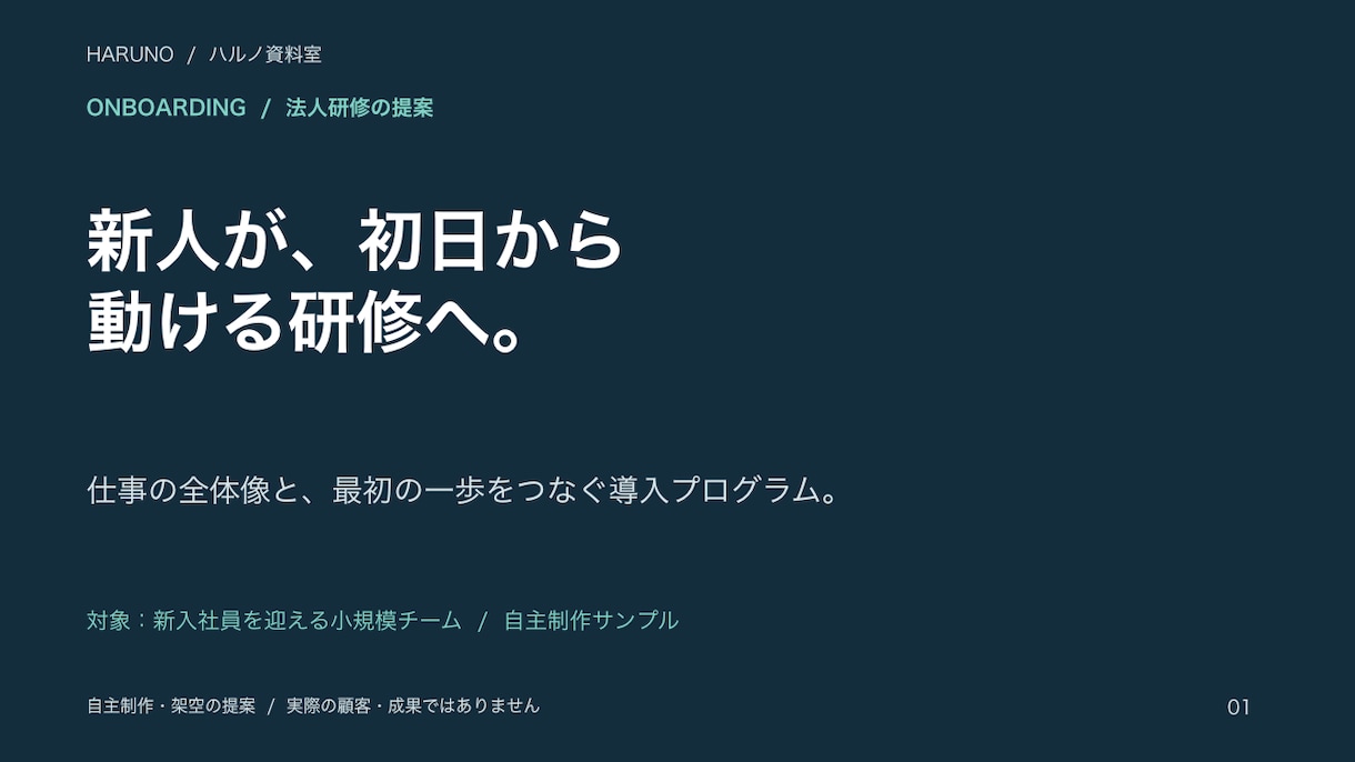 営業・研修資料5枚を編集できるパワポに整えます 原稿を整理してPPTXとPDFで納品・修正1回付き イメージ3