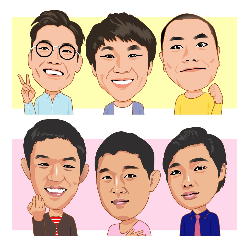 綺麗目なイラスト似顔絵、名刺SNSアイコン描きます 10×10㎝　高画質、即対応★忠実又は盛り可能★幅広く使える イメージ6