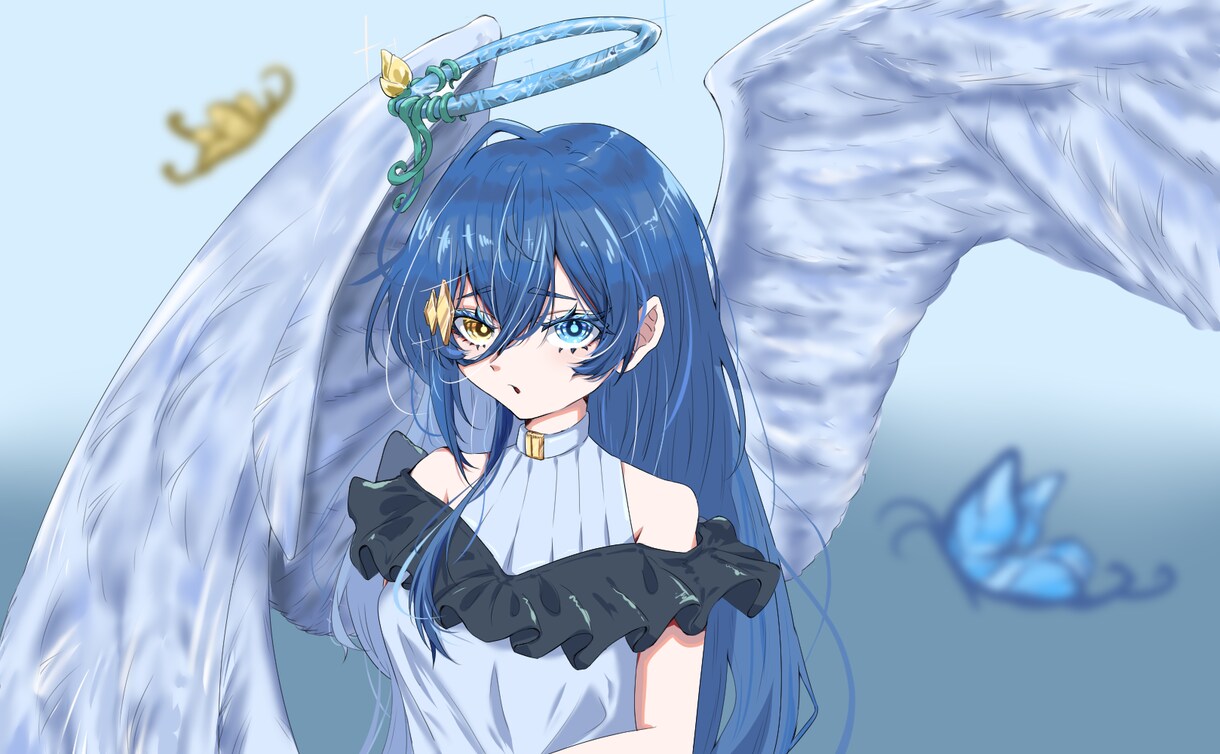 綺麗系ファンタジーな女の子を描きます あなたの好みのモチーフをかわいい女の子にデザイン！ イメージ5