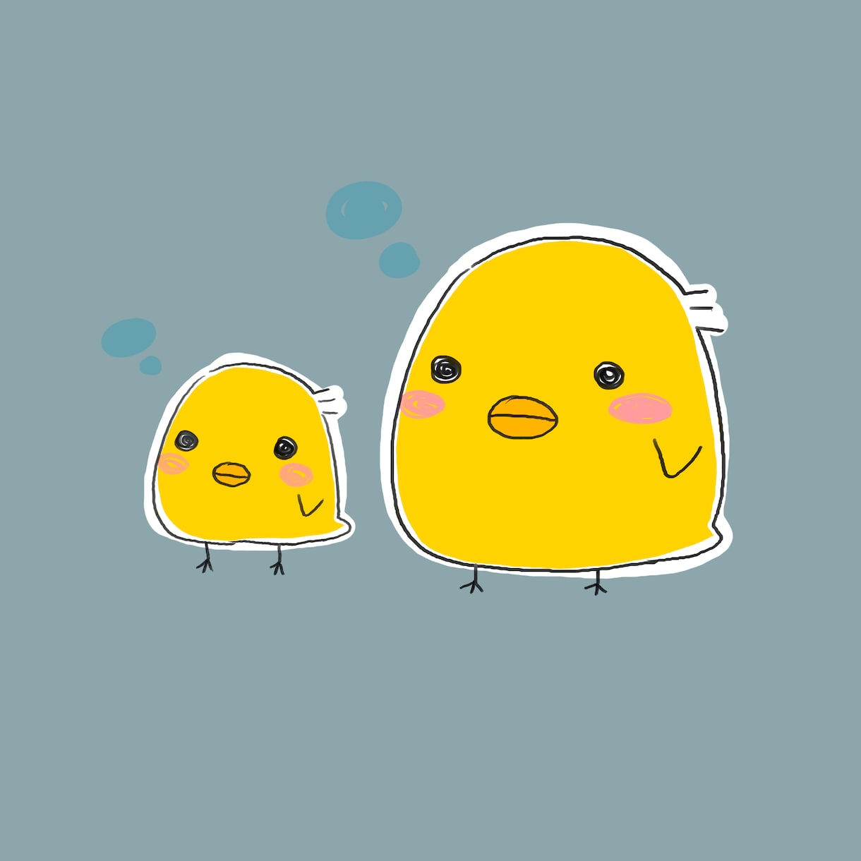 カラーイラストを提供します 動物のデフォルメされたイラストを制作します イメージ3