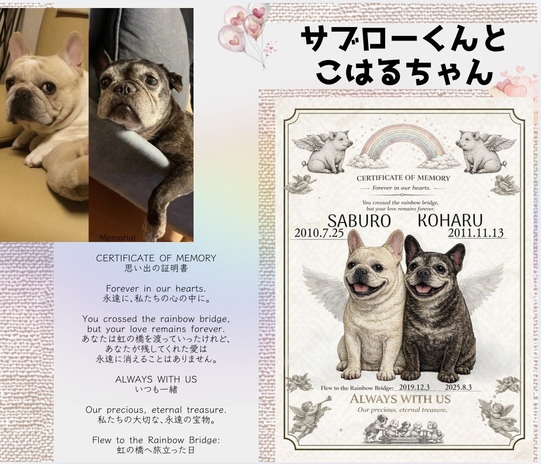 世界にひとつだけのうちの子命名書を作ります あなたの大切な家族を一生残る″かたち″にしませんか？ イメージ7