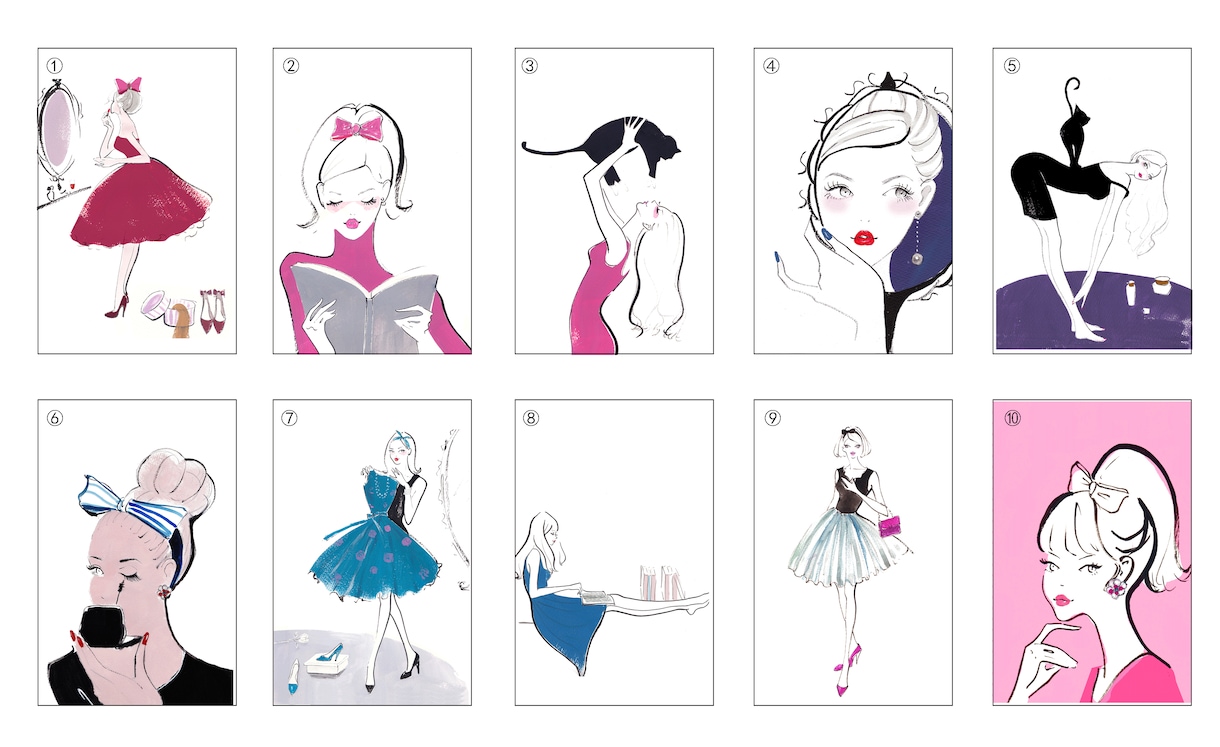 あなたの女子力はイラストで手に入ります 最短3日で納品！簡単なカスタマイズでお好みに（1点より） イメージ7