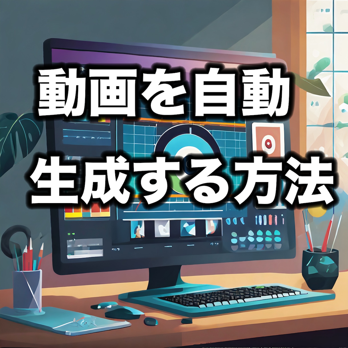 AIで動画を自動で作る方法教えます SNS向け AIで動画を自動生成したい人へ イメージ1