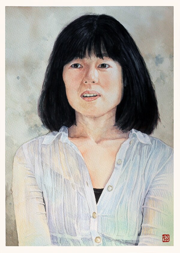 水彩でリアルな肖像画を手描きで作成いたします あなたの素敵な人生の軌跡を一枚の絵に！ イメージ9