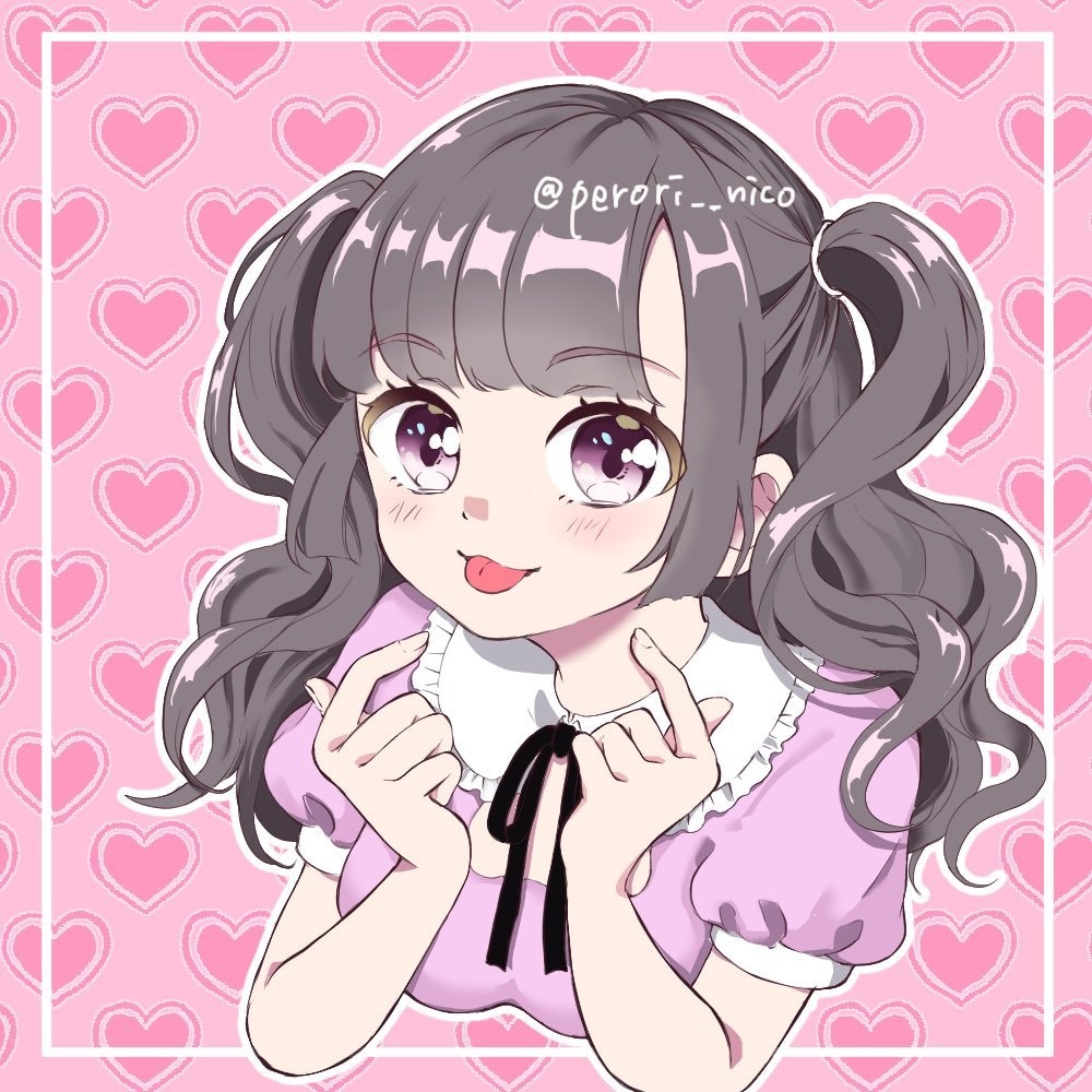 女の子向け可愛いイラスト、アイコン描きます アニメ、少女漫画タッチのガーリー可愛い女の子（男の子も可◎） イメージ3