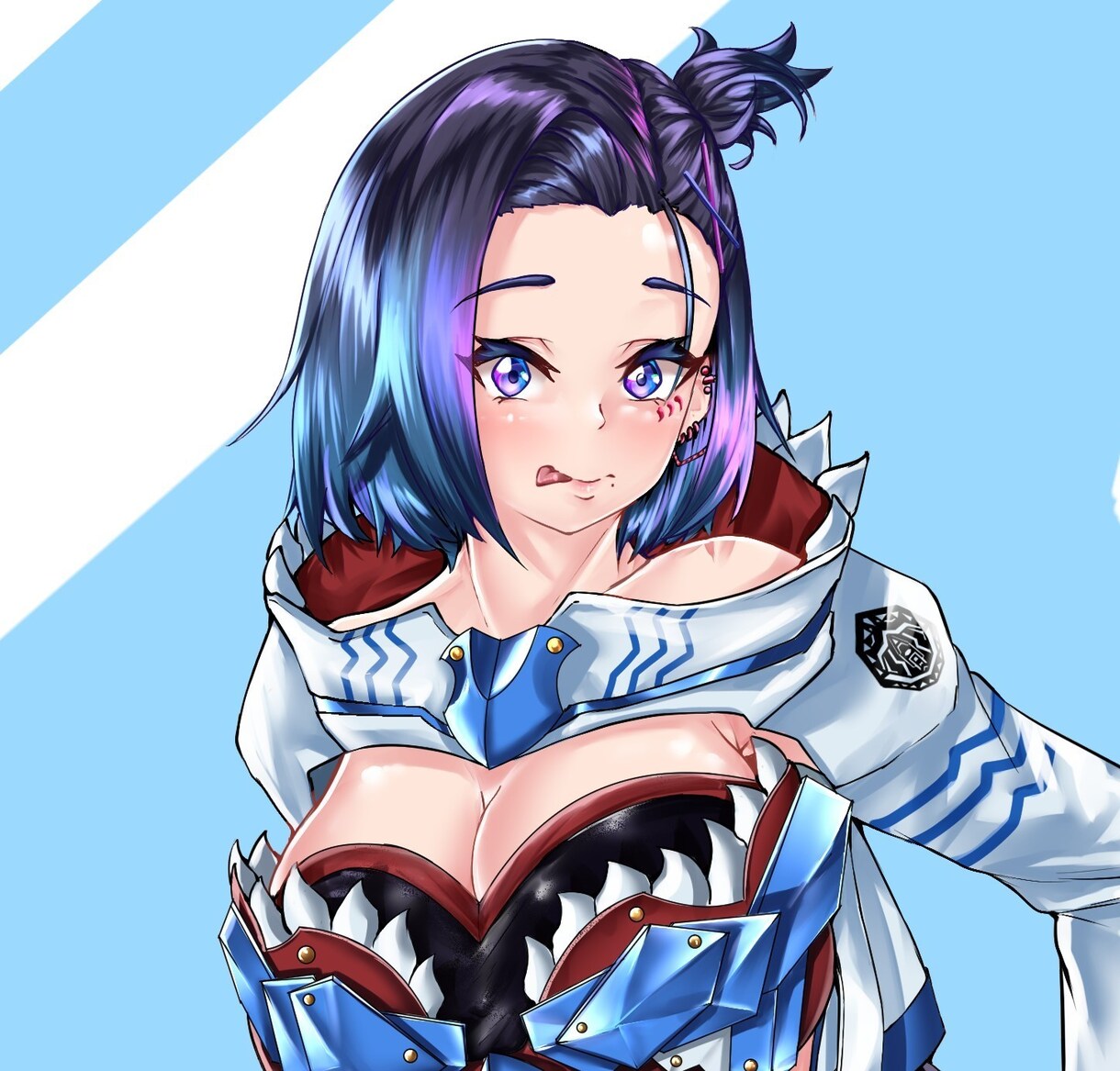 一枚絵やキャラデザお受けします あなたの考える可愛い女性やカッコいい女性を形にします イメージ1