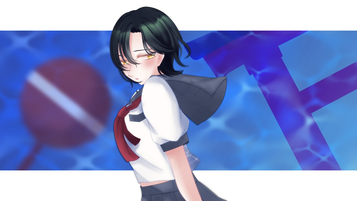 うたってみたサムネイルや立ち絵作成いたします 目を引くサムネイル、MV映えする立ち絵を誠心誠意作成します イメージ4