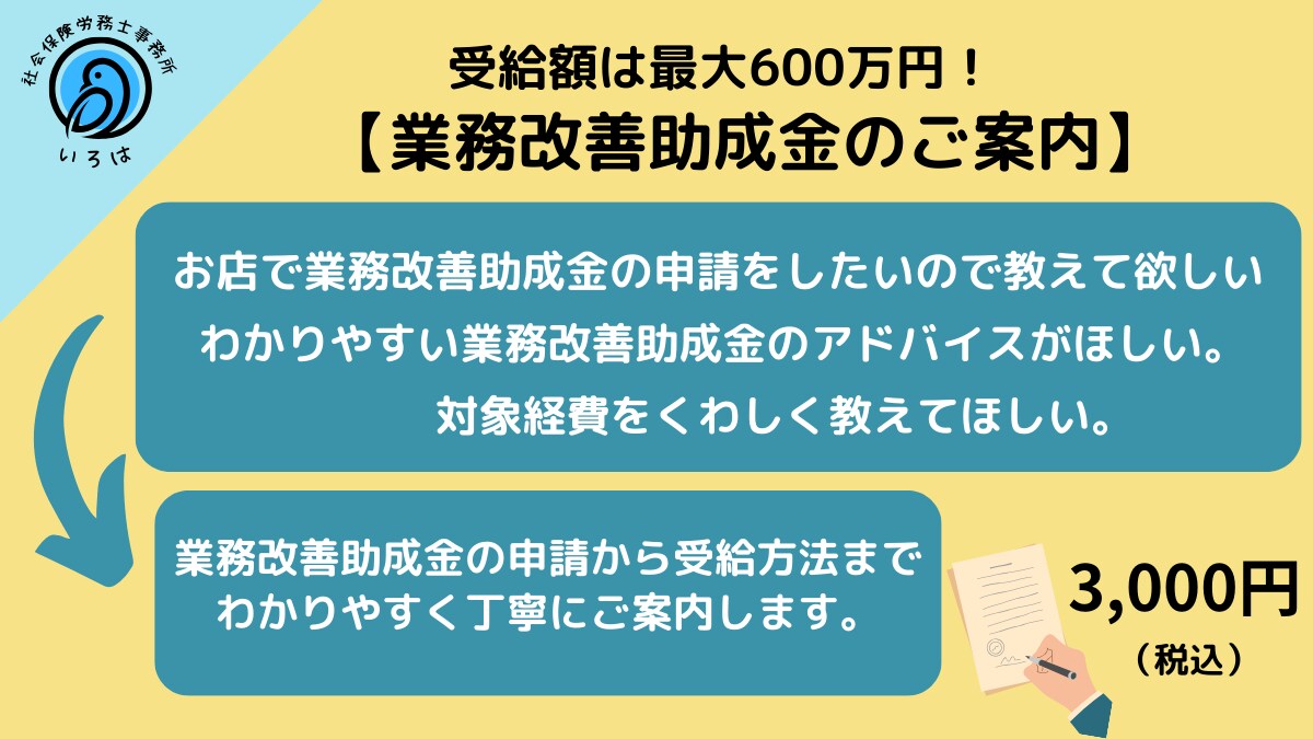 業務改善助成金をわかりやすくご案内します （業務改善助成金 コース③）申請方法などをわかりやすくご案内 イメージ1
