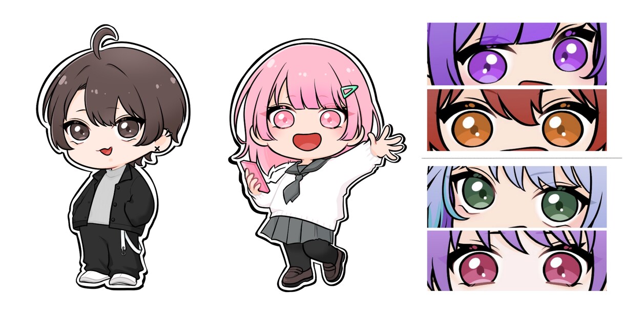 イラスト制作します 商用利用◎アイコンや動画に！可愛いキャラクターお描きします イメージ1