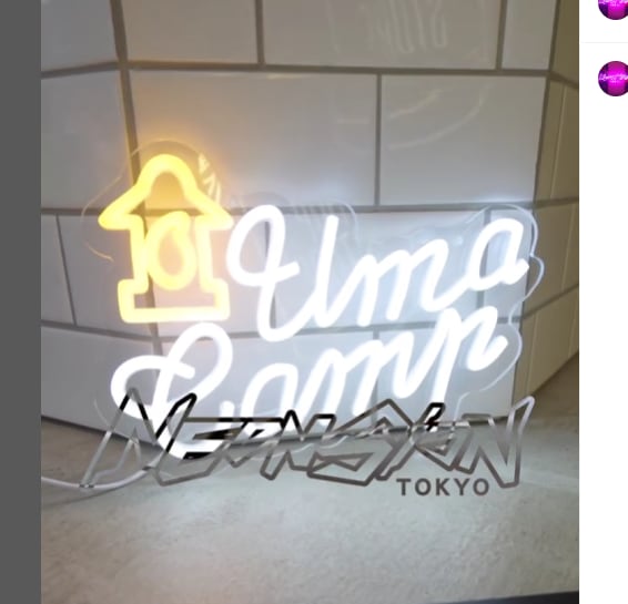 フラスタ用LEDネオンの制作お受けします フラワースタンドのネオン　普通用電源用とUSB電源用 イメージ2