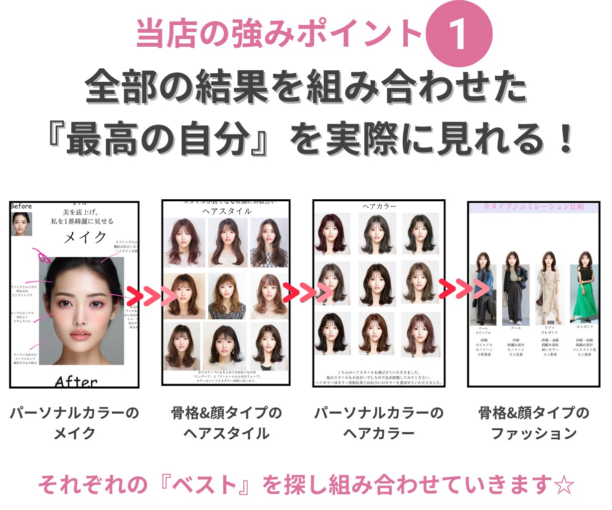 パーソナルカラー×骨格×顔タイプ診断いたします 本気の垢抜け！『自分史上最高の自分』へ全力支援⭐︎ イメージ4