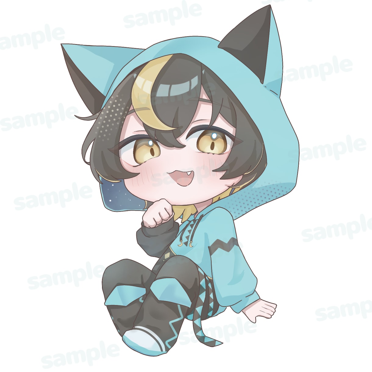 可愛いミニキャラを描きます アイコンからグッズ、サムネイルまで使えるイラストを制作します イメージ3