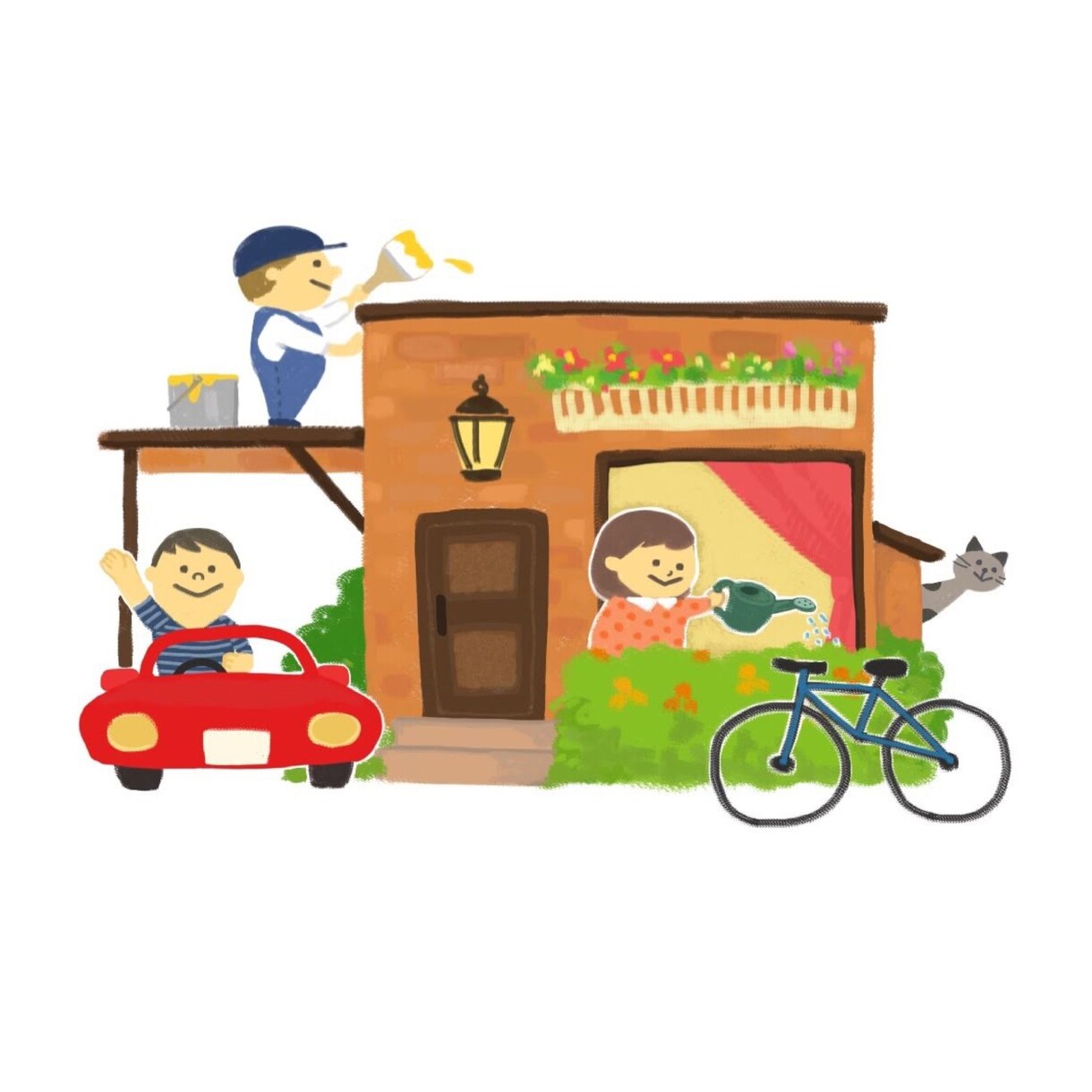 挿絵・カット等★イラスト描きます Iイメージに合わせたパンフレット挿絵、イラストを提供します イメージ1