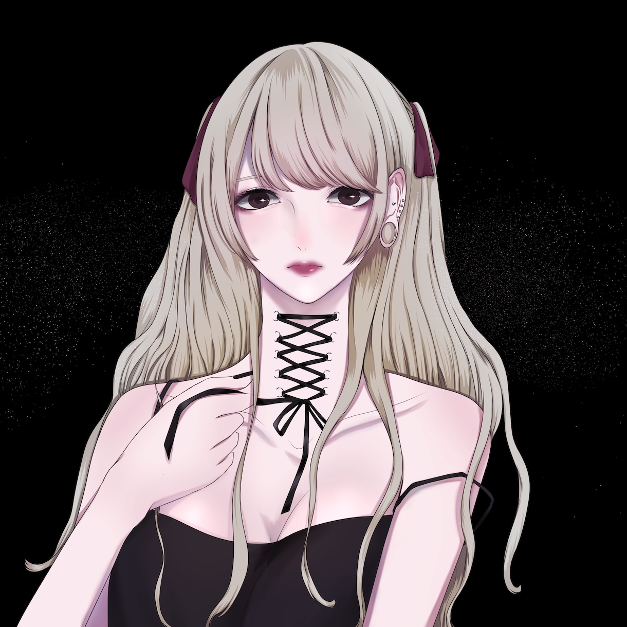 ダークで美しい！SNS等のアイコン描きます 実績多数！あなただけのイラスト！ イメージ2